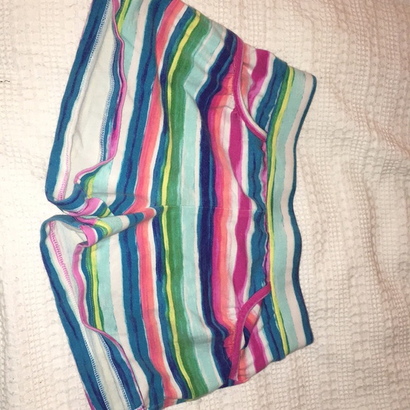 {Gymboree} comfy floral and stipe design shorts - Picture 3 of 6